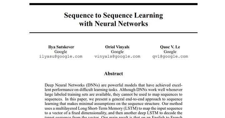 Sequence to Sequence Learning with Neural Networks