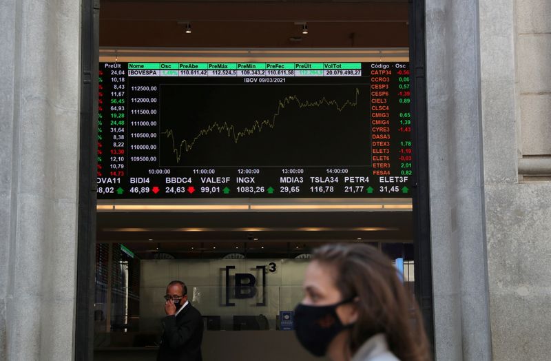 巴西股市收低；截至收盤巴西IBOVESPA股指下跌0.14%
